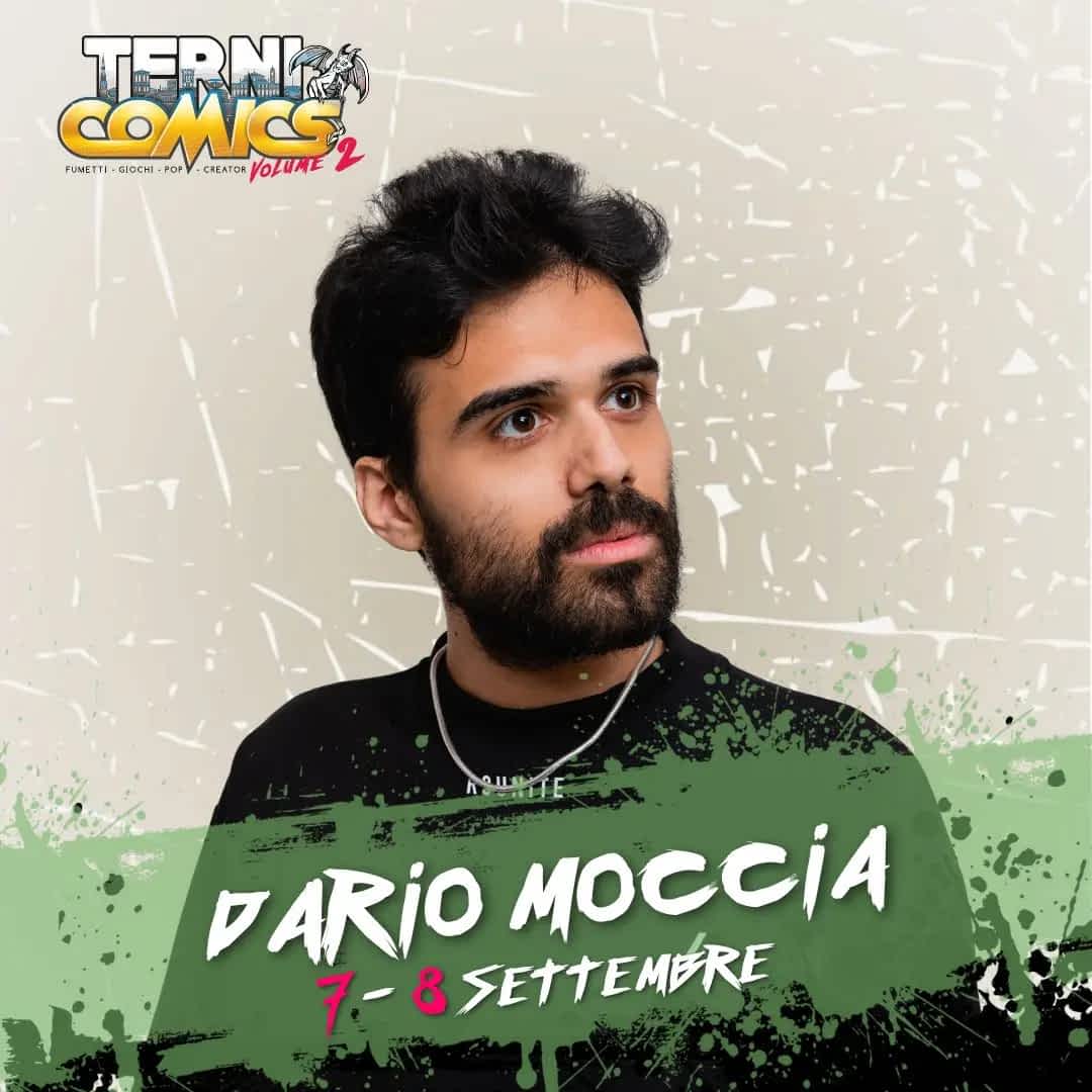 Dario Moccia Ospite al Terni Comics il 7 e 8 Settembre